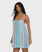 Beach Song Printed Cover-Up - Dream Blue