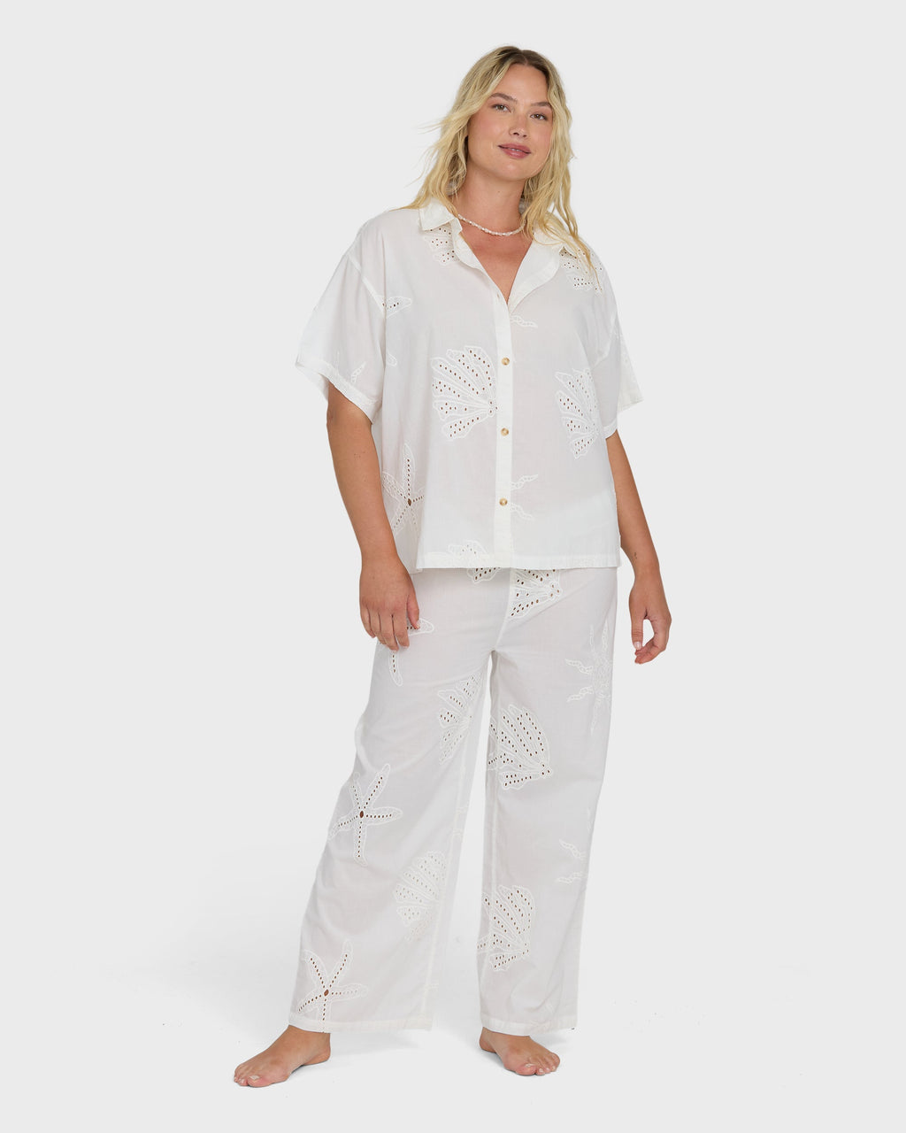 Beach Livin Pants - Salt Crystal