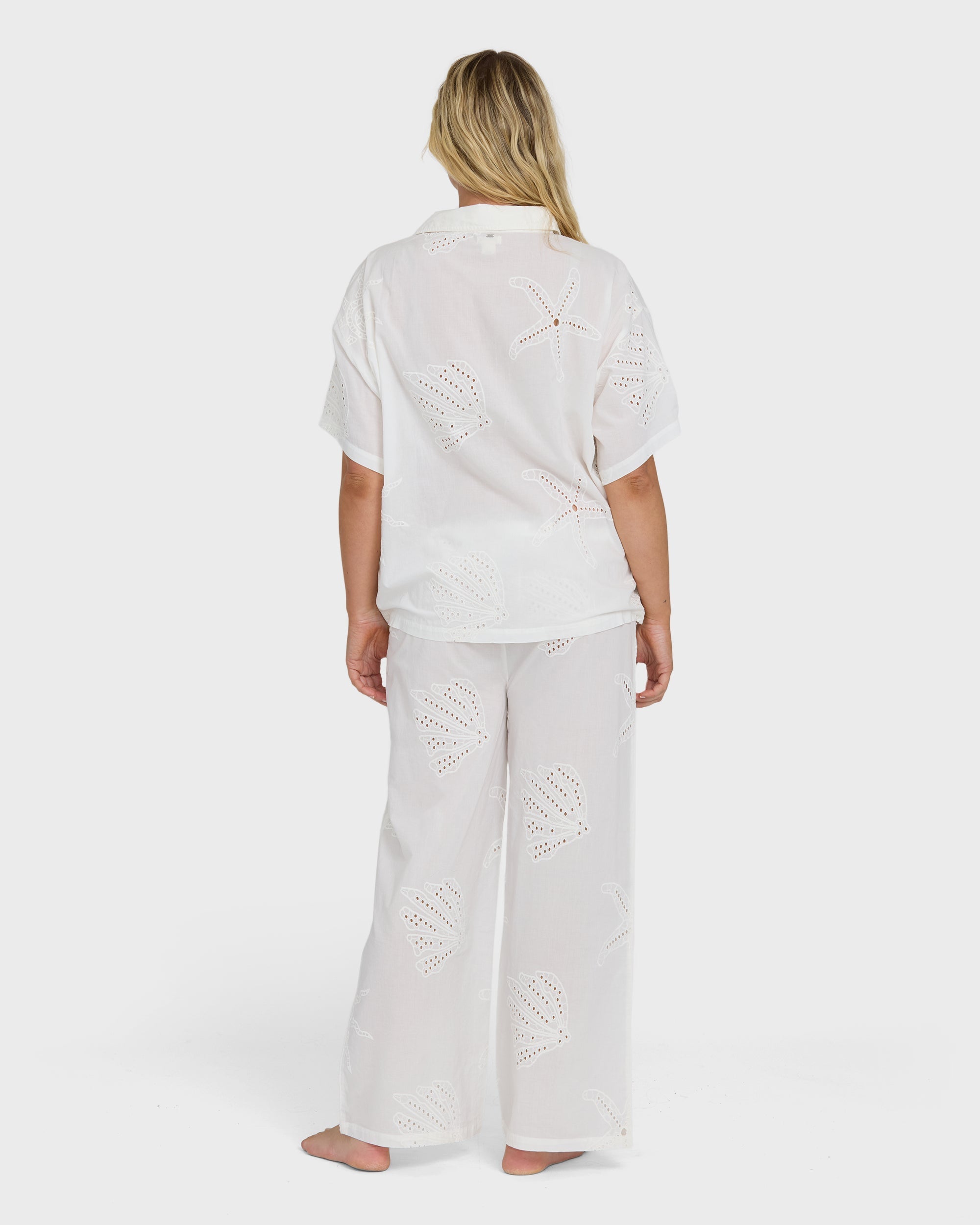 Beach Livin Pants - Salt Crystal