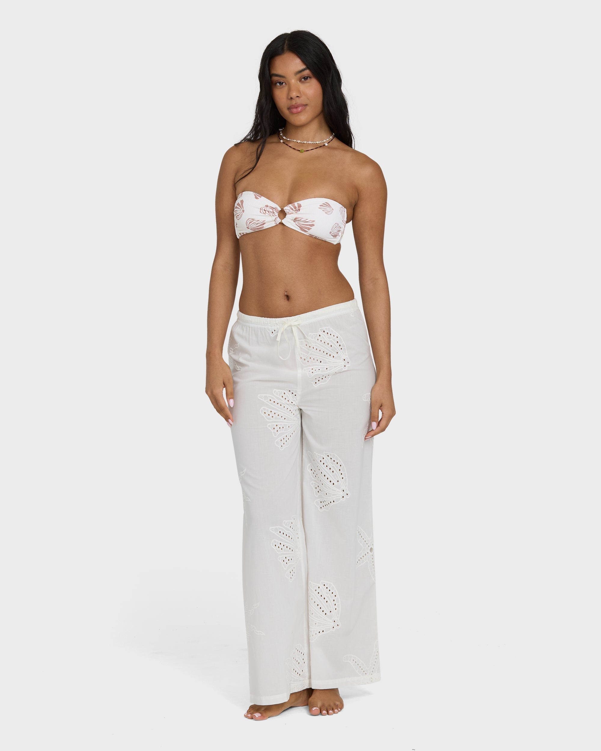Beach Livin Pants - Salt Crystal