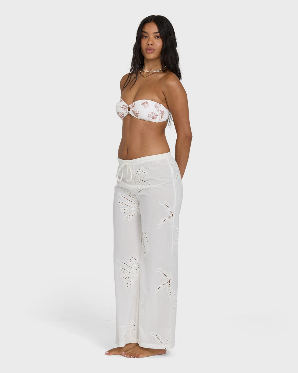 Beach Livin Pants - Salt Crystal