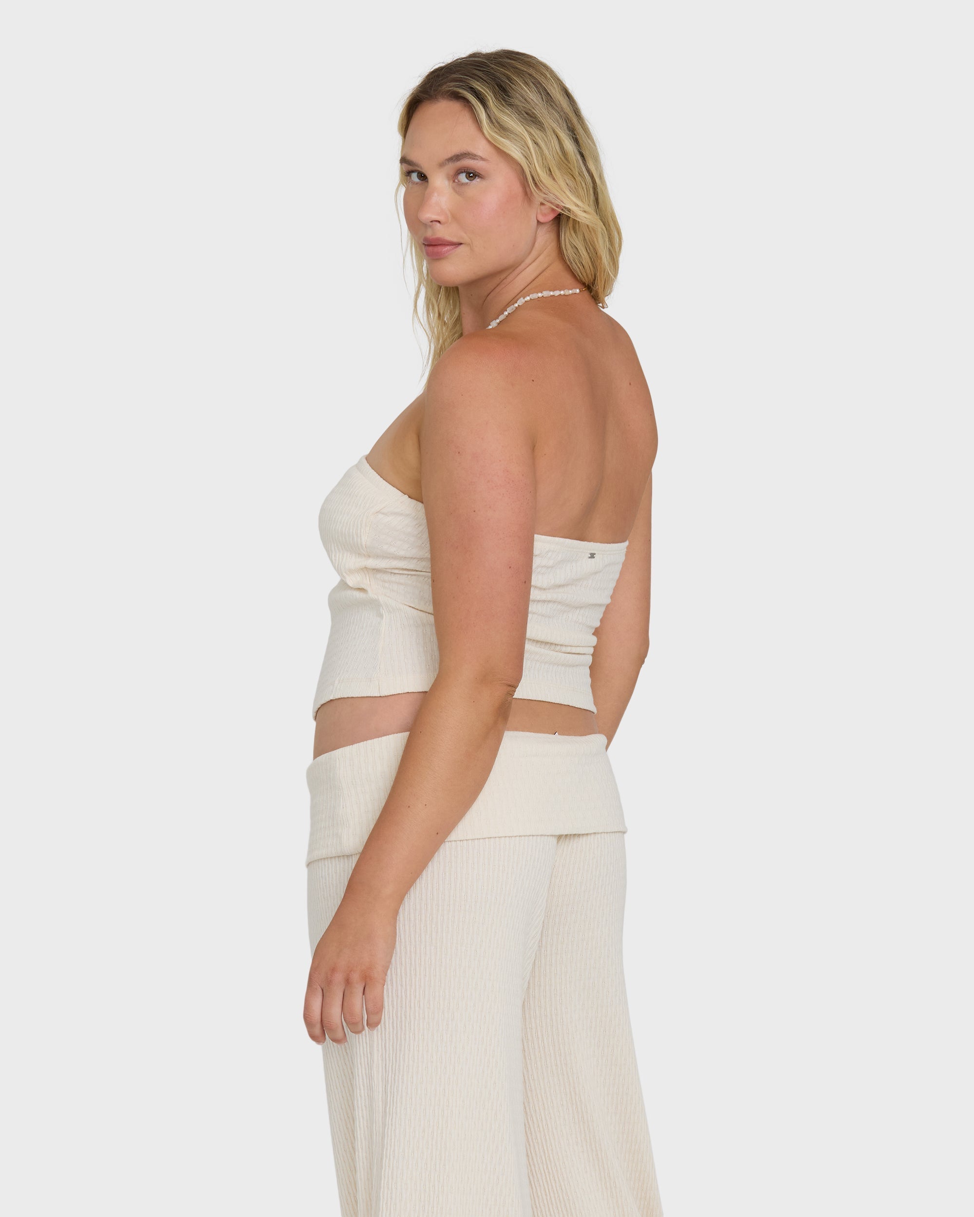 Sweet Coast Tube Top - White Cap