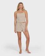 Easy Livin Tank Top - Brown Stone