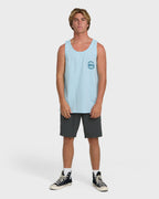 Hollow Fill Premium Tank Top - Coastal Blue