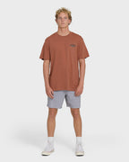A/Div Arch Premium Short Sleeve Knit T-Shirt - Cedar Wood