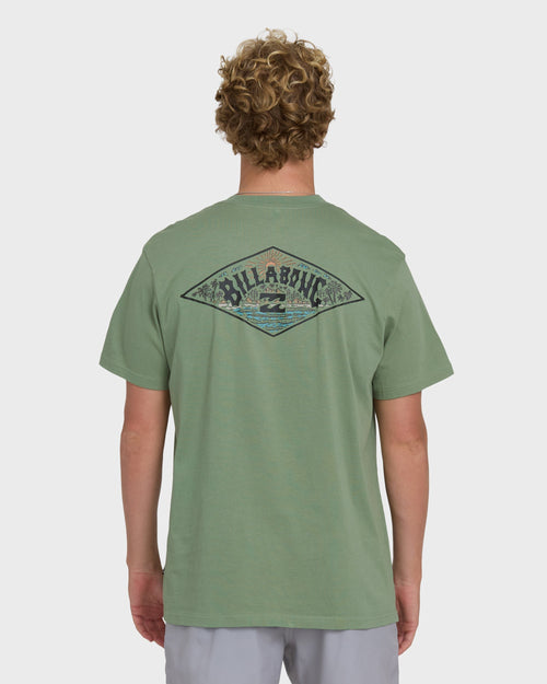 A/Div Arch Premium Short Sleeve Knit T-Shirt - Hedge Green