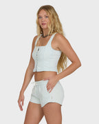 Eezy Waist Woven Shorts - Clearwater