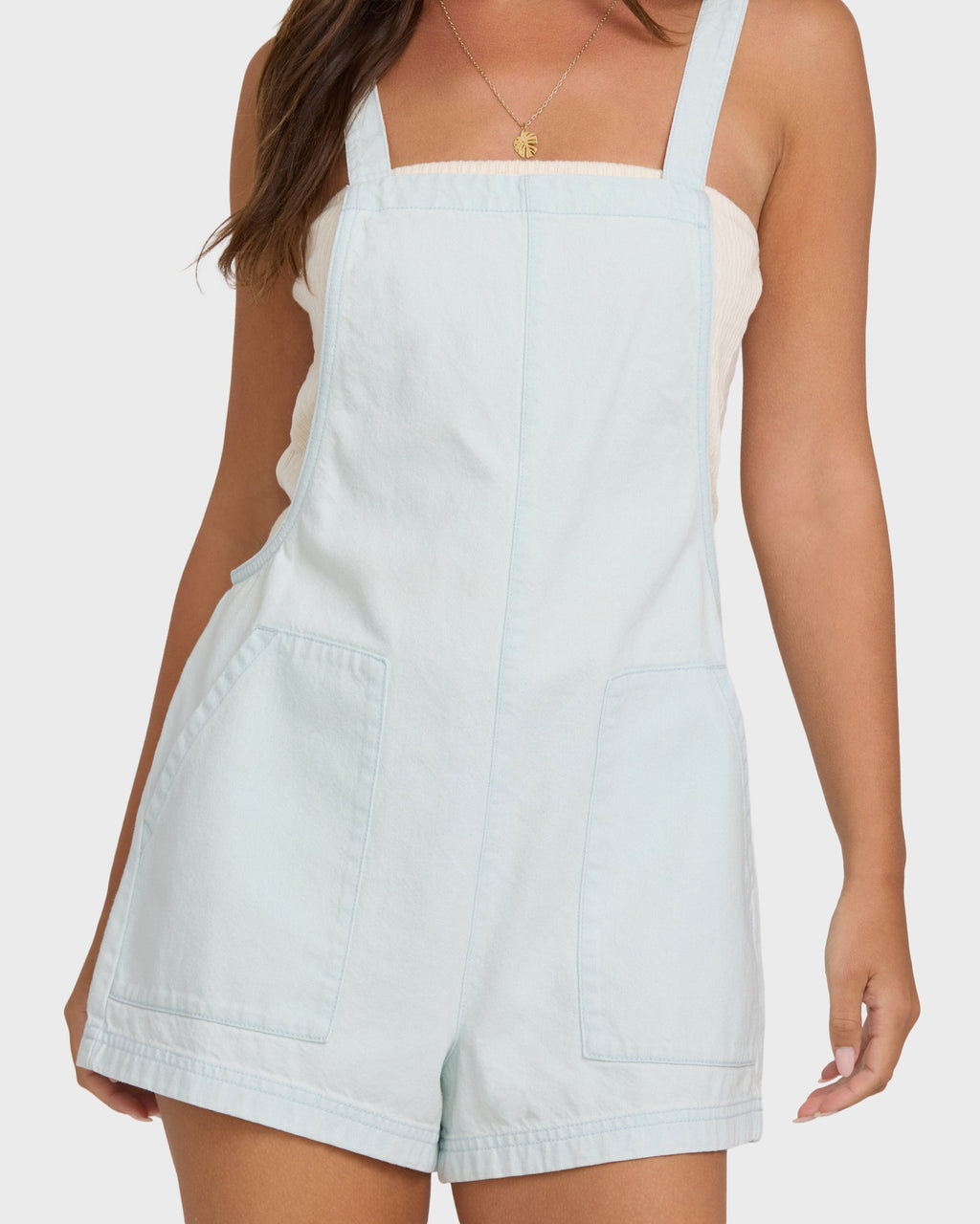 Beach Crush Denim Overalls - Clearwater