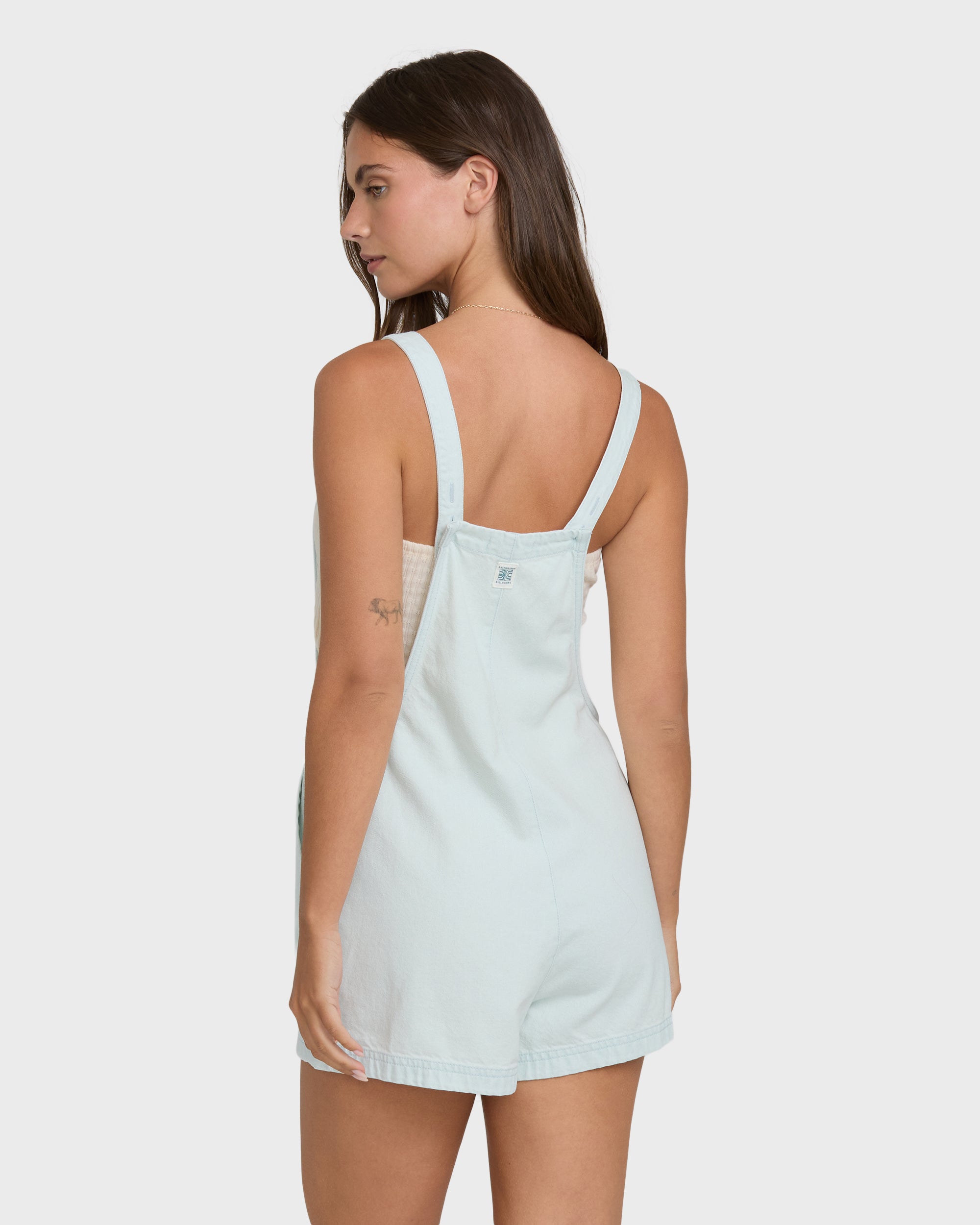 Beach Crush Denim Overalls - Clearwater