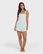 Beach Crush Denim Overalls - Clearwater