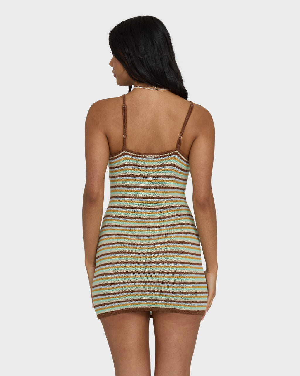 Summer Sun Mini Dress - Brown Stone