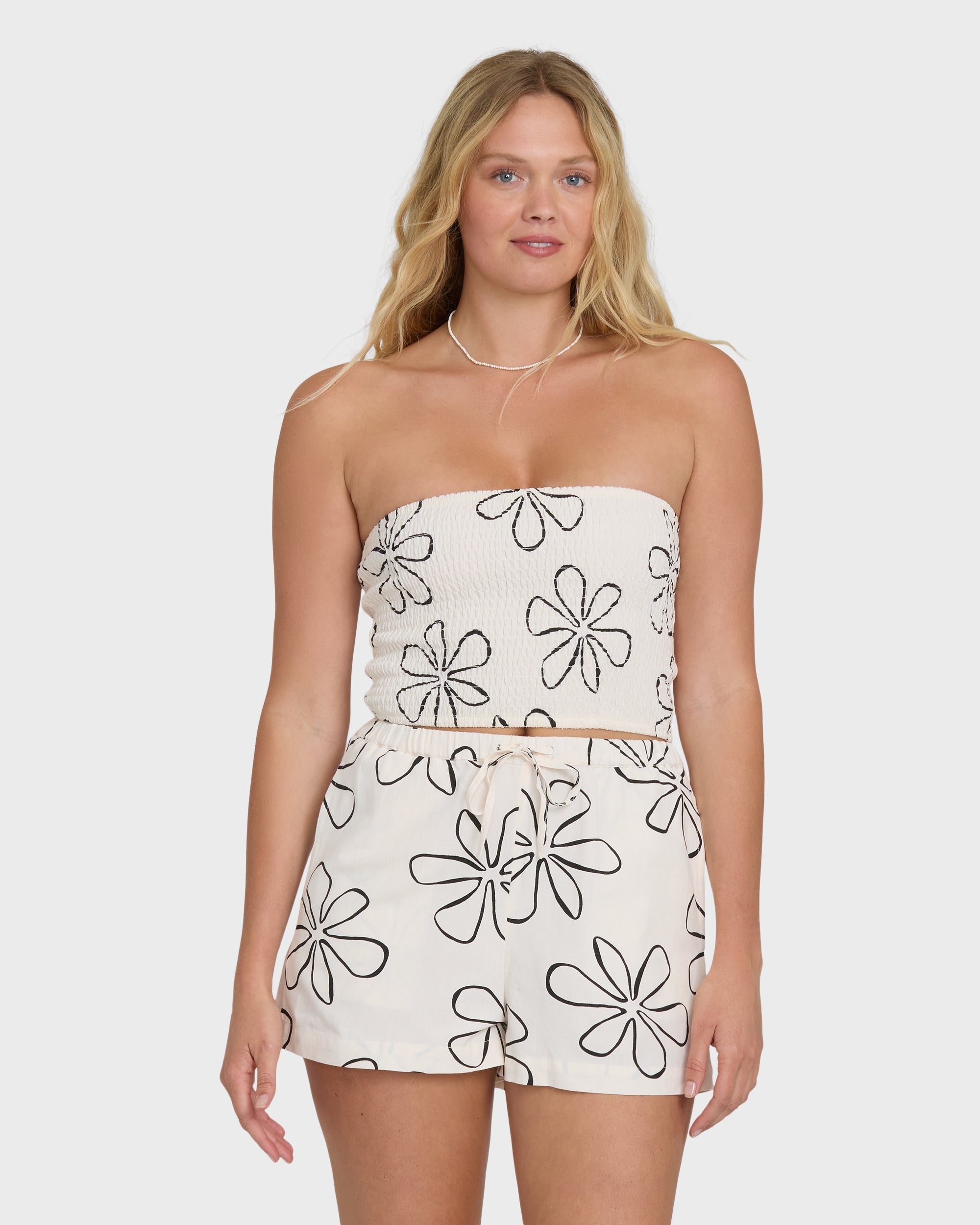 Keep It Simple 2 Tube Print Tube Top - White Cap