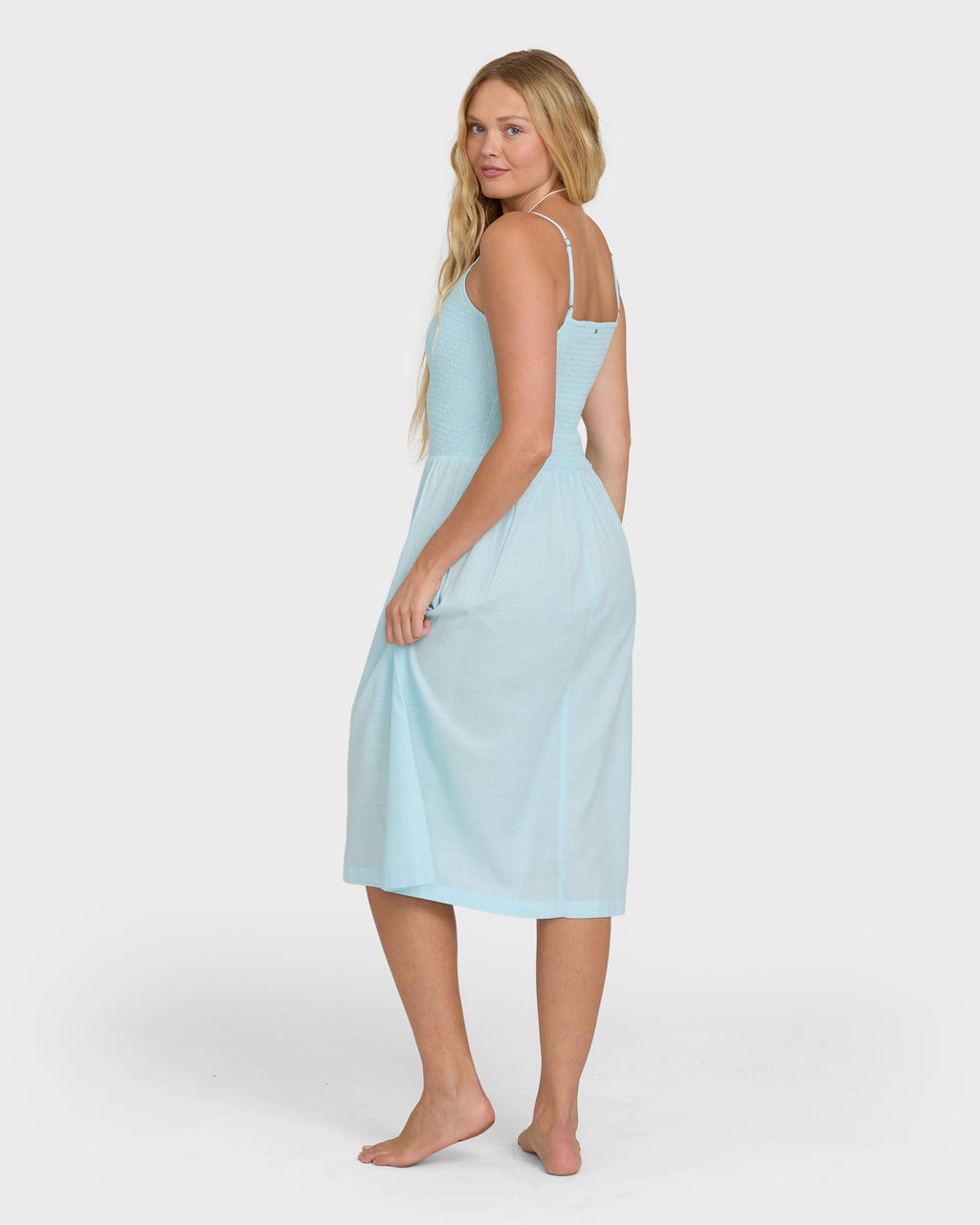 Hidden Cove Midi Dress - Clearwater