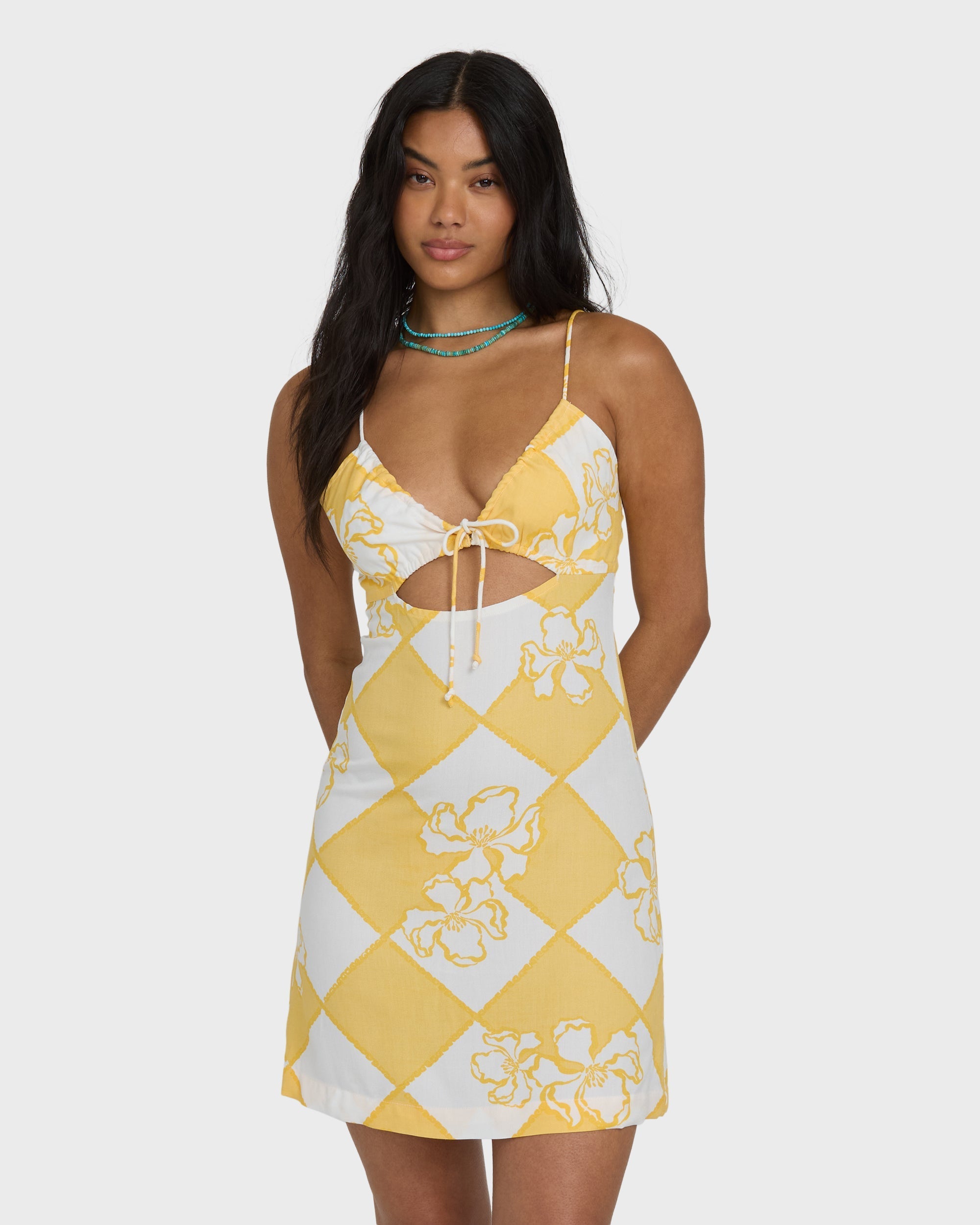 Love Life Mini Dress - Soft Yellow