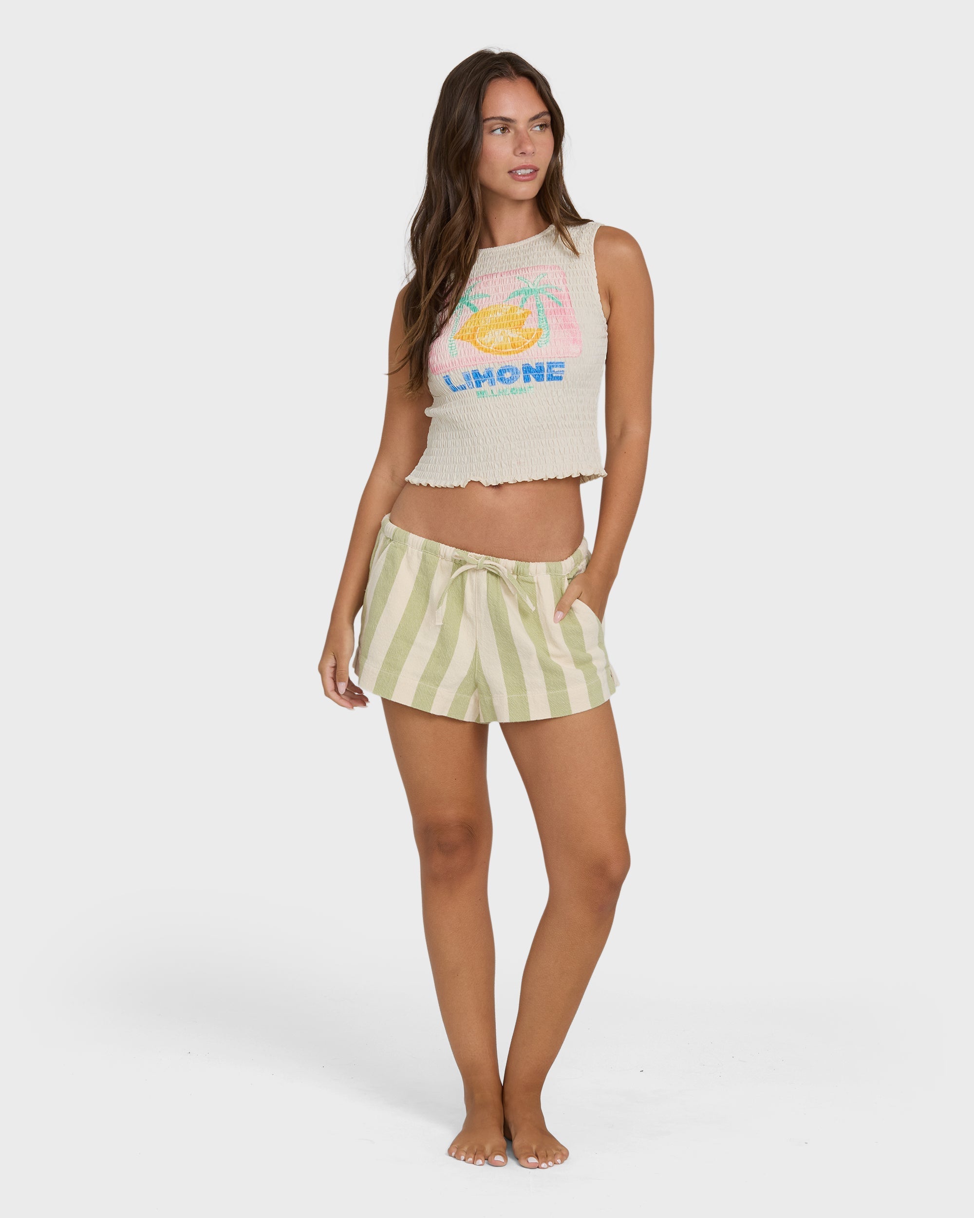 Club Beach Tank Top - White Cap
