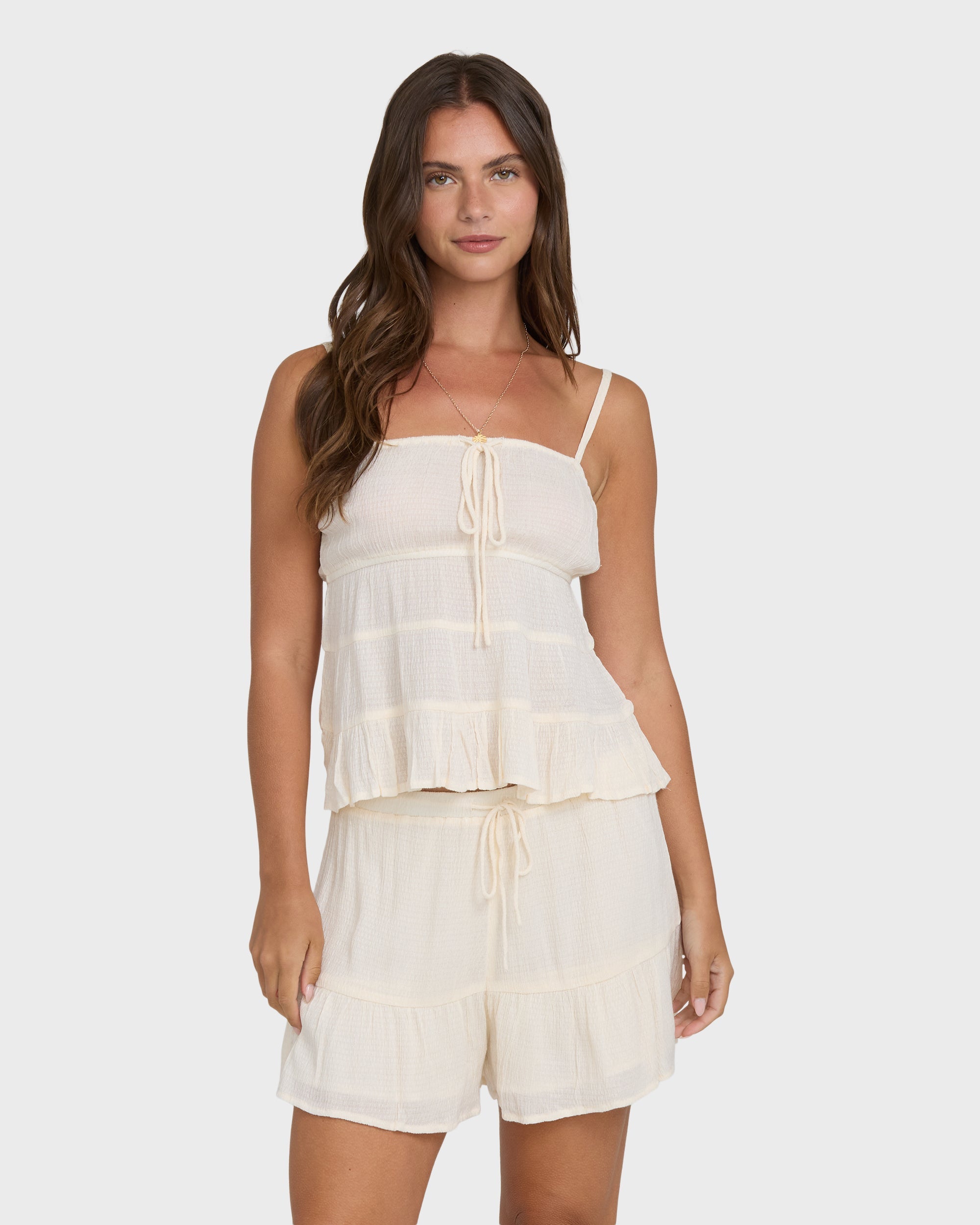 Sol Mate Tank Top - White Cap