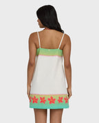 Sun Rays Mini Dress - Salt Crystal