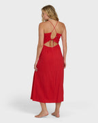 Take It Back Maxi Dress - Fiesta Red
