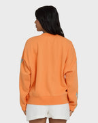 Palm Crewneck Sweatshirt - Tangerine