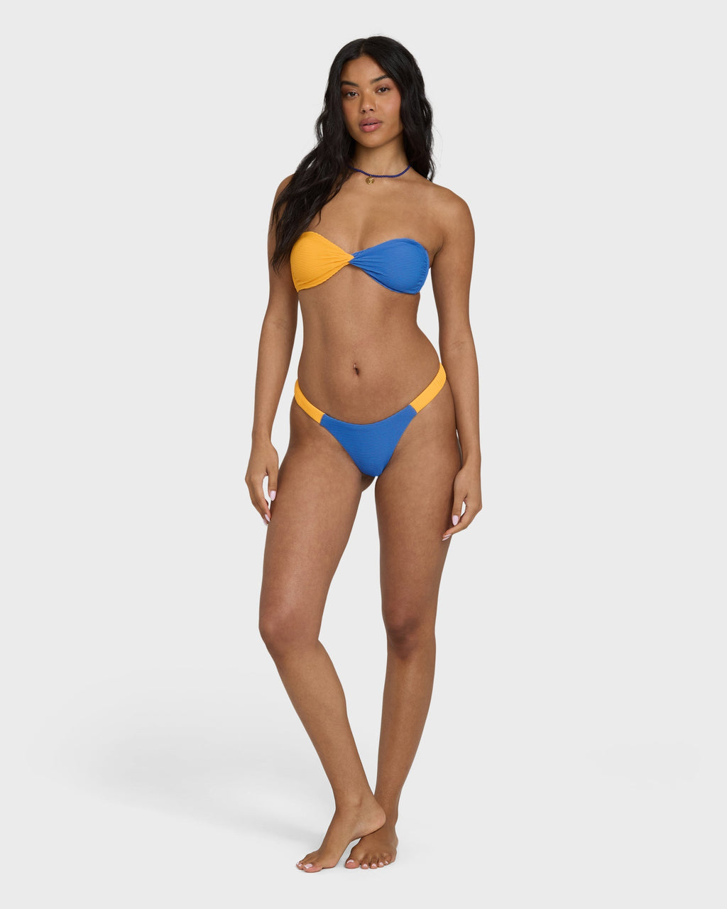 Tanlines Sunni Scrunch Bikini Bottoms - True Blue