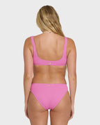 Summer Hi Scoop Tank Bikini Top - Party Pink