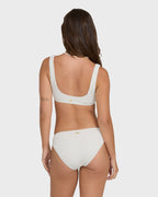 Summer Hi Scoop Tank Bikini Top - Salt Crystal