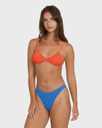 Summer Hi Teagan Bralette Bikini Top - Hot Coral