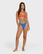 Summer Hi Teagan Bralette Bikini Top - Hot Coral