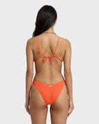 Summer Hi Teagan Bralette Bikini Top - Hot Coral