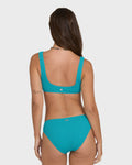 Summer Hi Lowrider Full Bikini Bottoms - Bright Marine