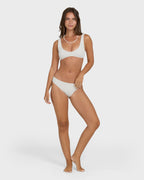 Summer Hi Lowrider Full Bikini Bottoms - Salt Crystal
