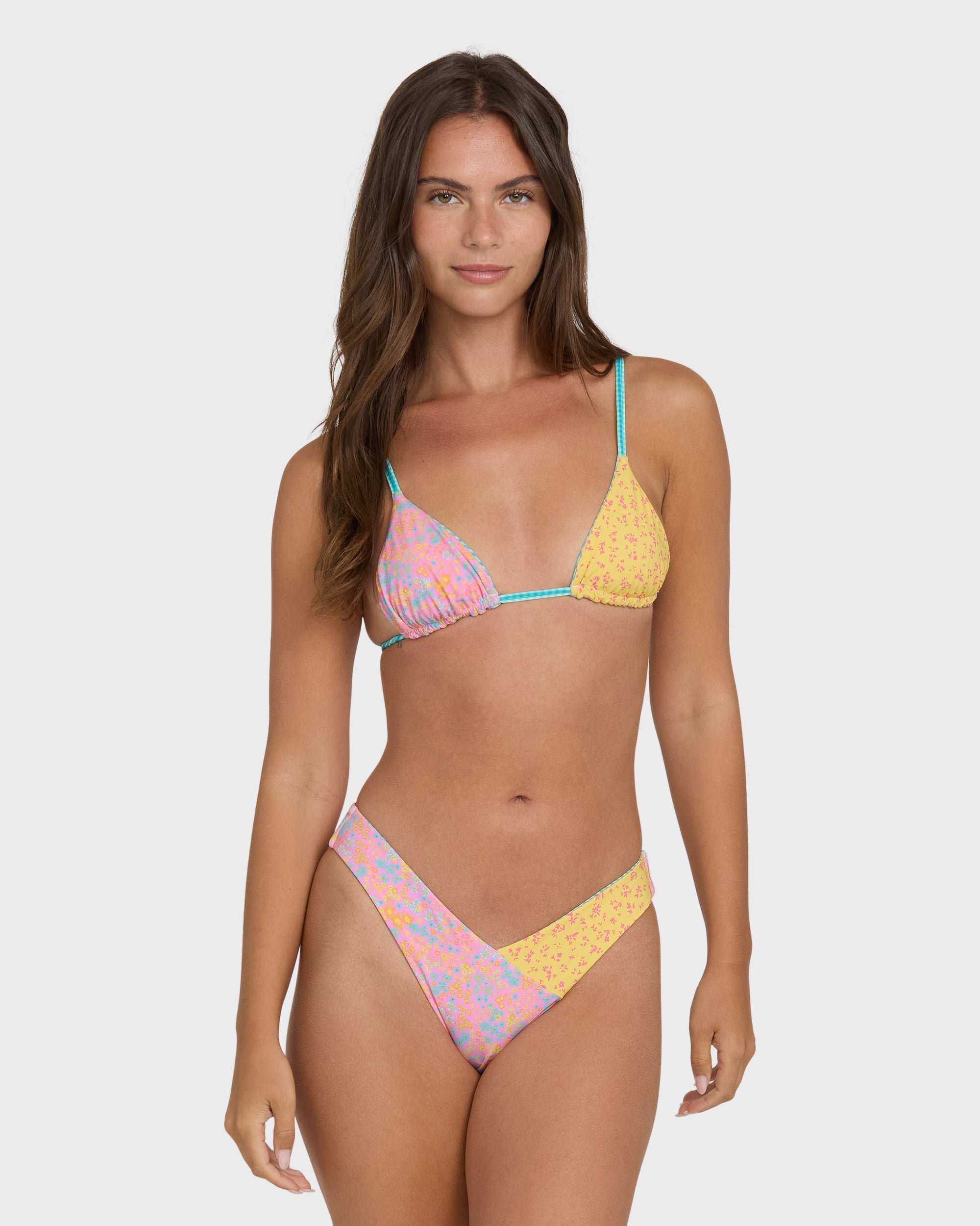 Babe Alert V Hike Reversible Bikini Bottoms - Agave