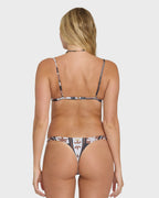 Stay Grounded Ceci Triangle Bikini Top - Brown Stone