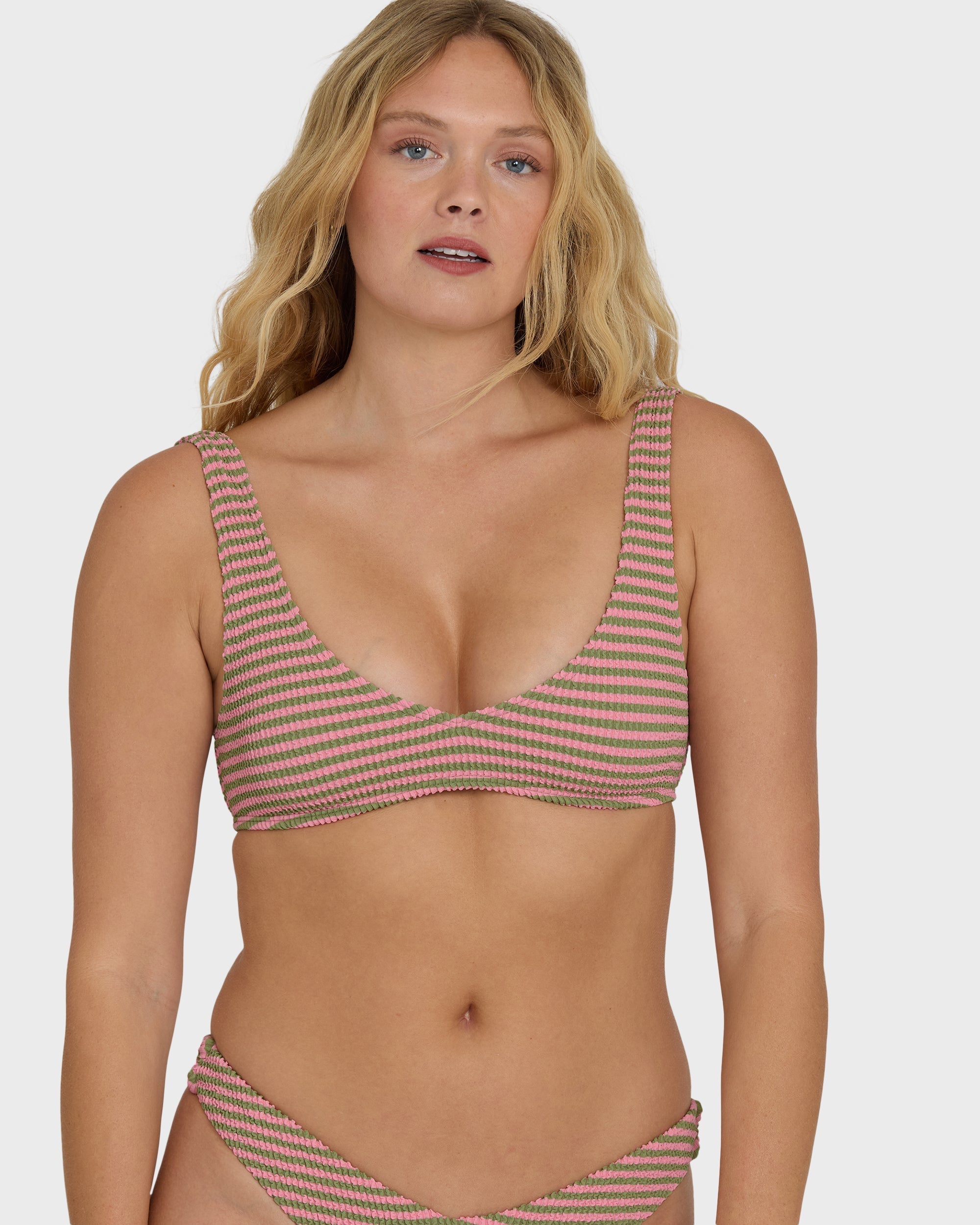 Summer Hawaii Jesse Tank Bikini Top - Cedar
