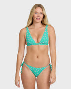 Ship Wrecked Tie-Side Tropic Bikini Bottoms - Green Tropics