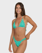 Ship Wrecked Sunni Bikini Bottoms - Green Tropics