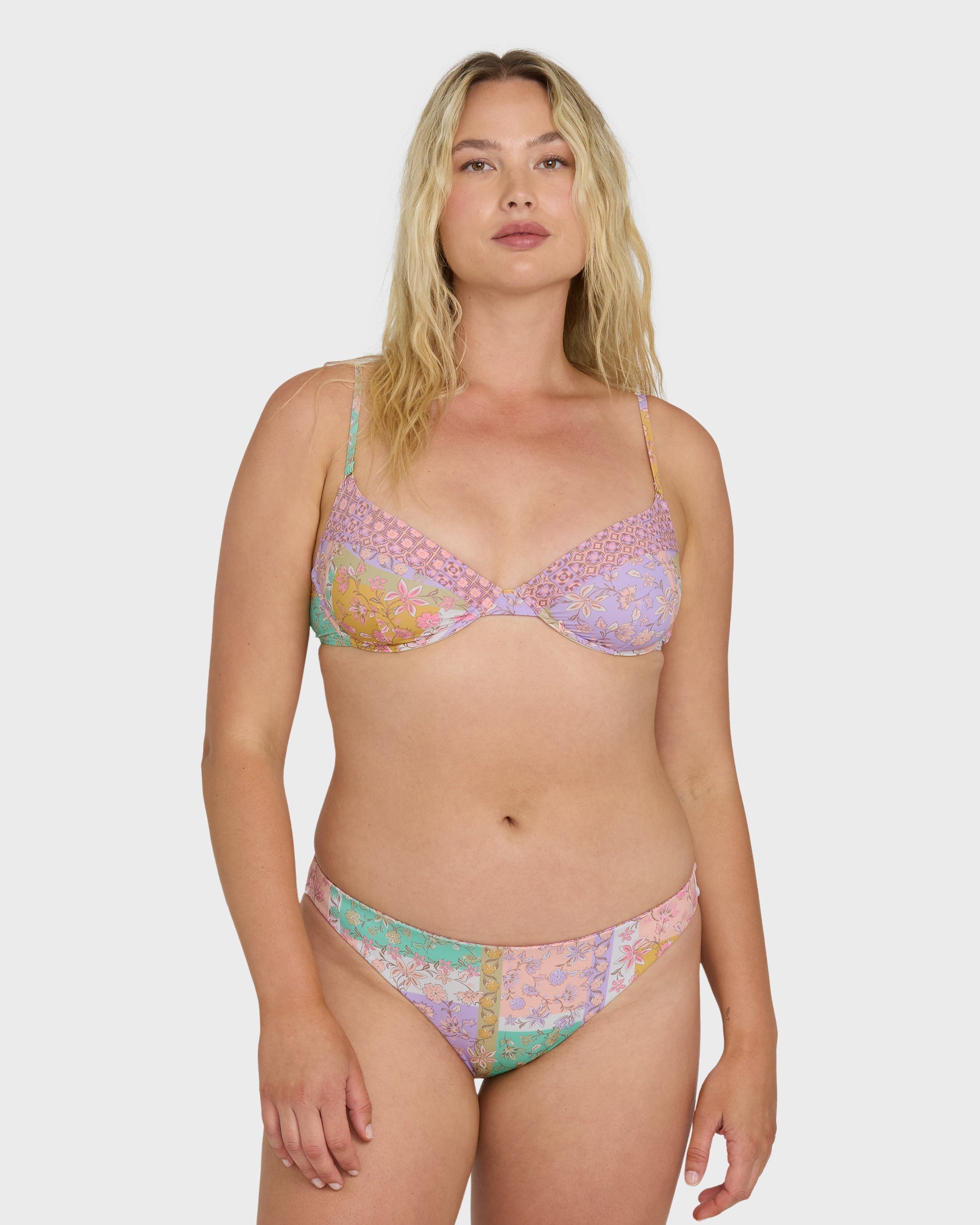 Dreamy Daze Tropic Reversible Bikini Bottoms - Sweet Lilac