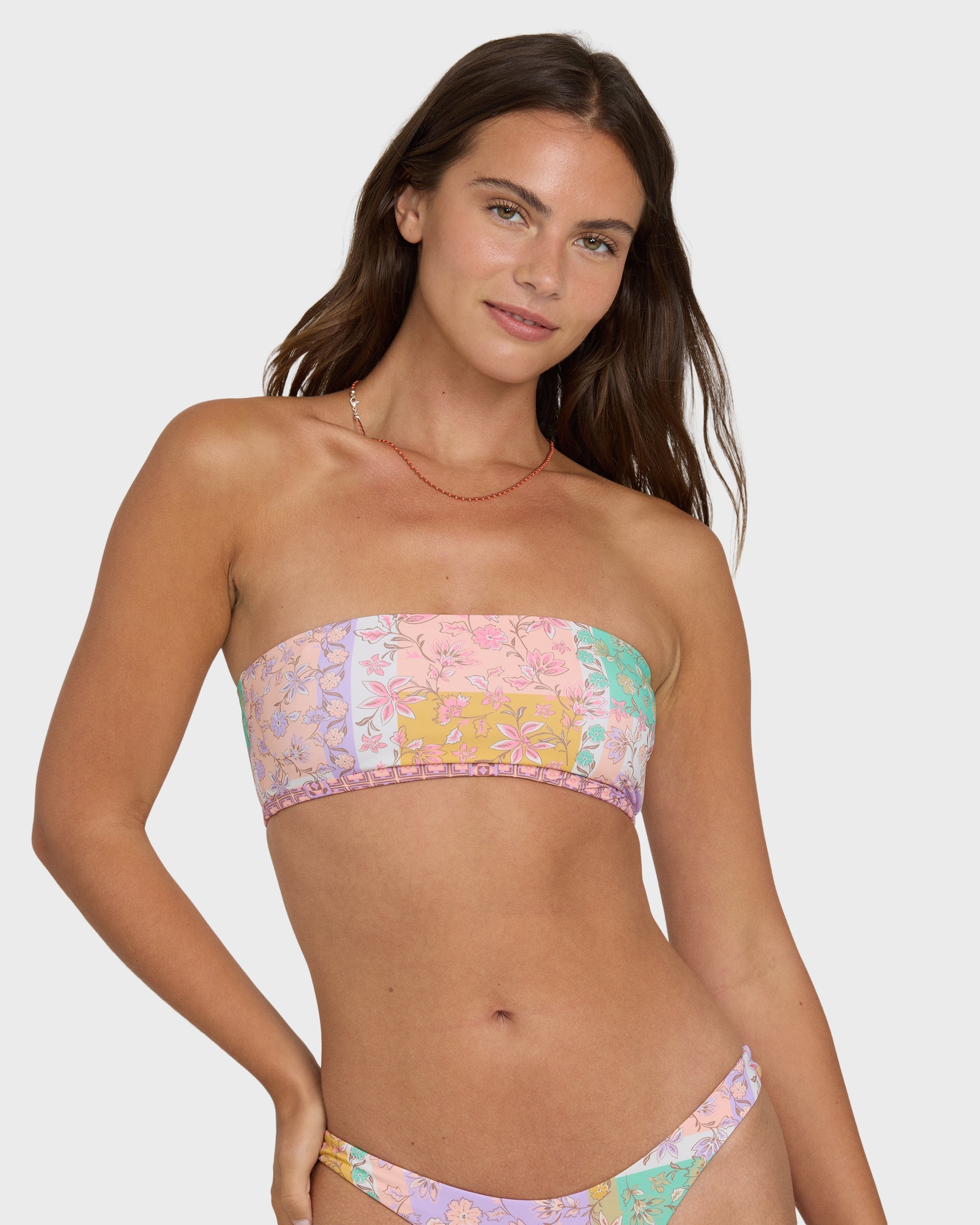 Dreamy Daze Reversible Tiny Bikini Bottoms - Sweet Lilac