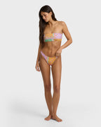 Dreamy Daze Reversible Tiny Bikini Bottoms - Sweet Lilac