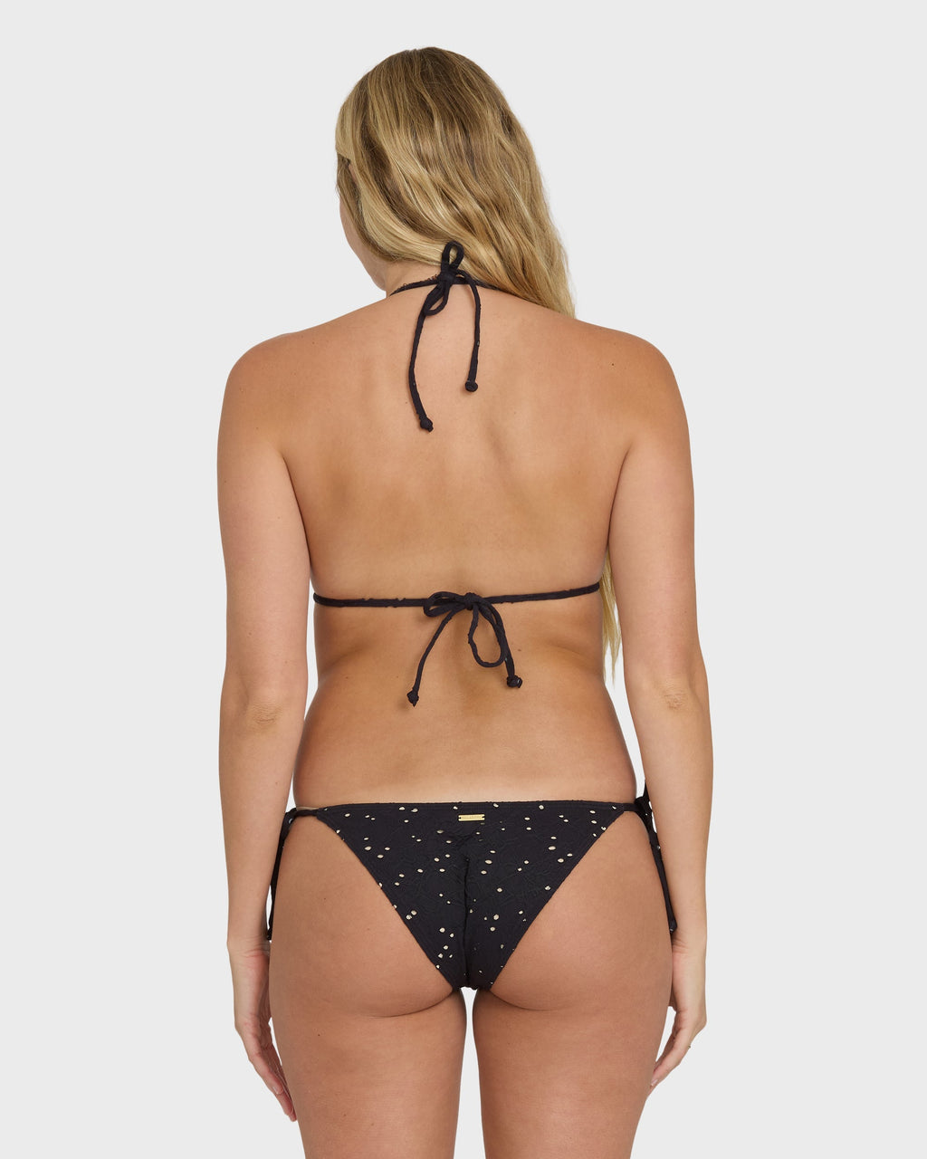 Eye On You Remi Triangle Bikini Top - Black Pebble