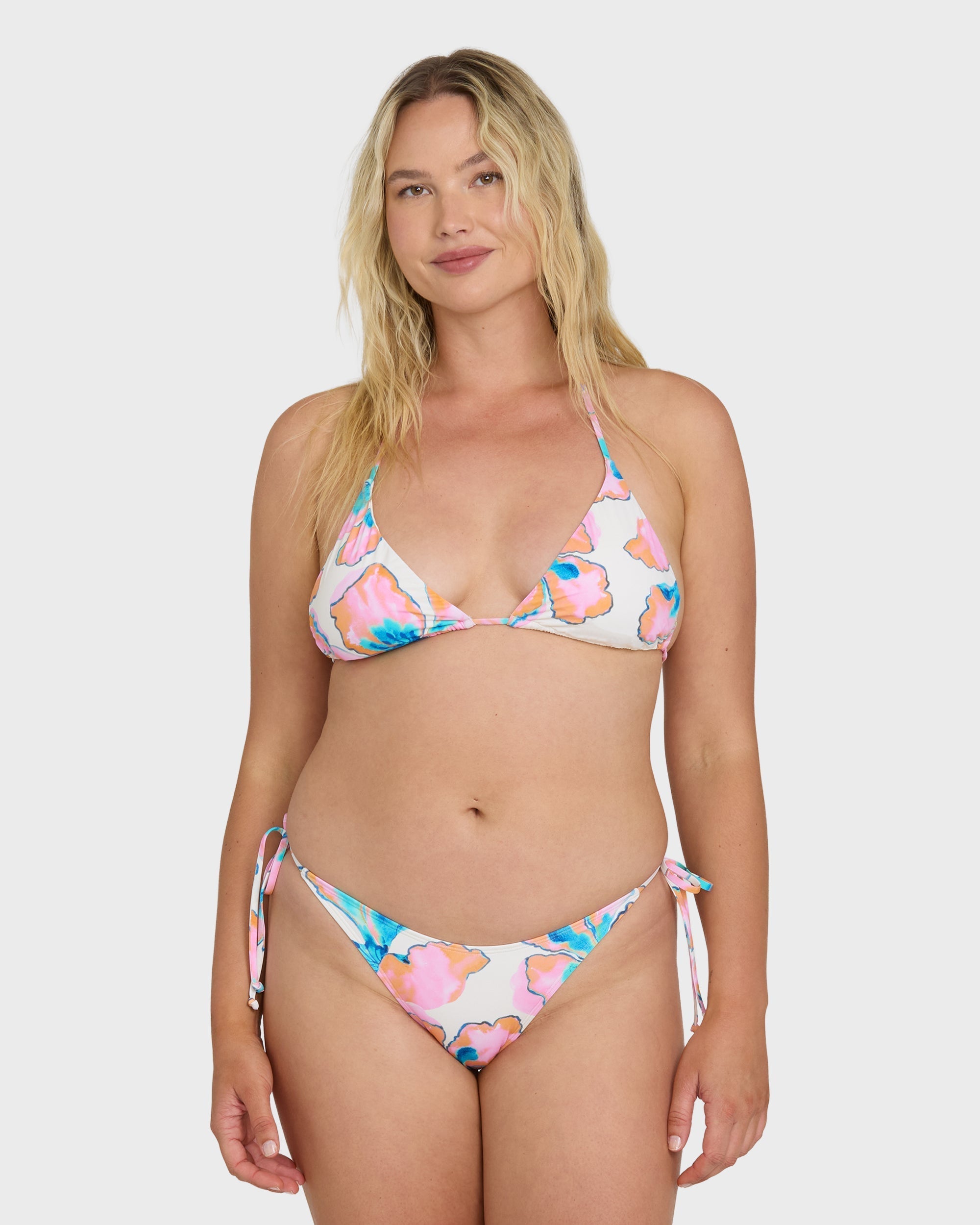 Sweet Escape Remi Triangle Bikini Top - Salt Crystal