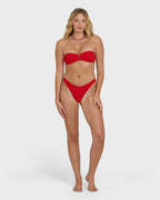 Rising Tide Skimpy Hike Bikini Bottoms - Fiesta Red