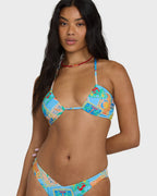 Coastal Cruise Drew Bandeau Bikini Top - Dream Blue
