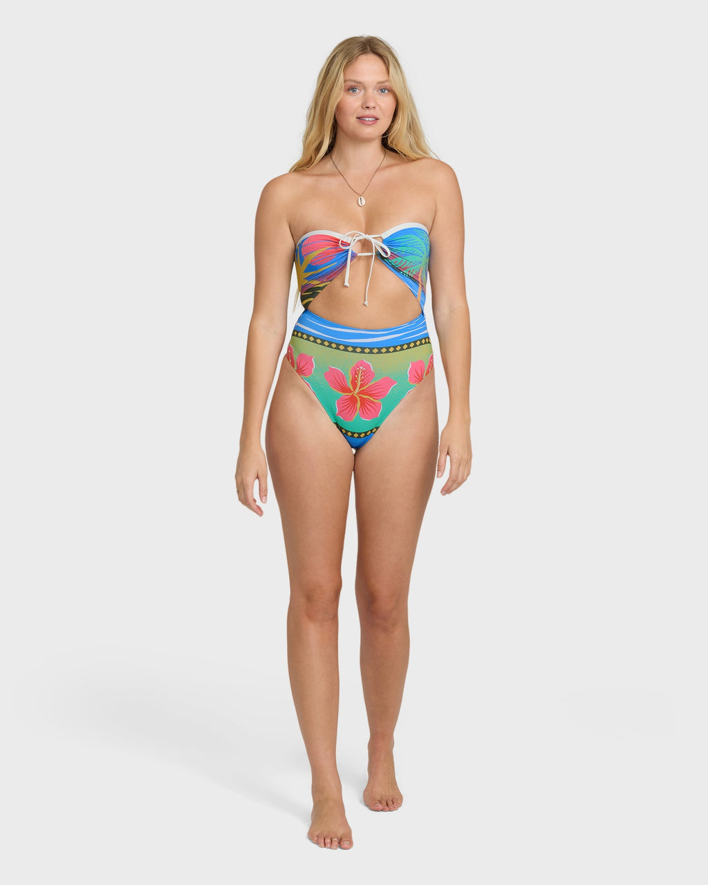 Midnight Tropics Andrew Hawaii Swimsuit - True Blue