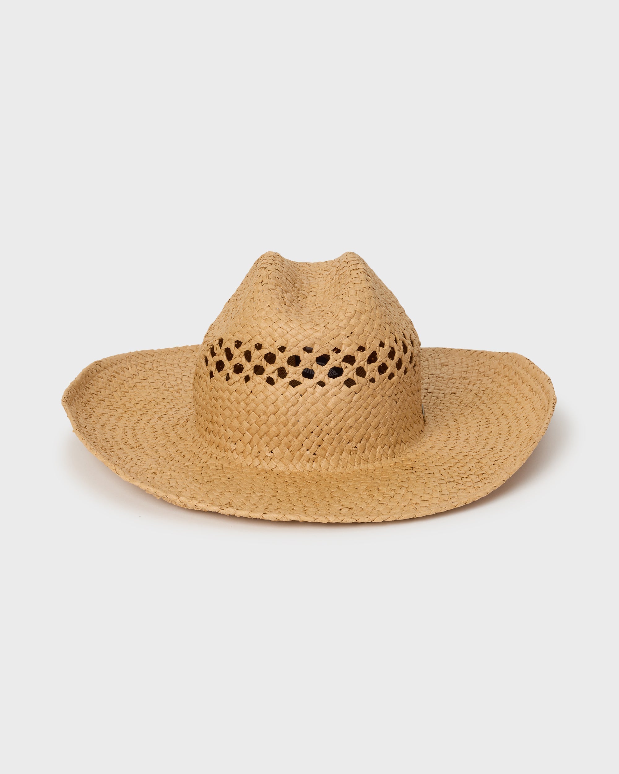 Wild Waves Wide Brim Straw Hat - Natural