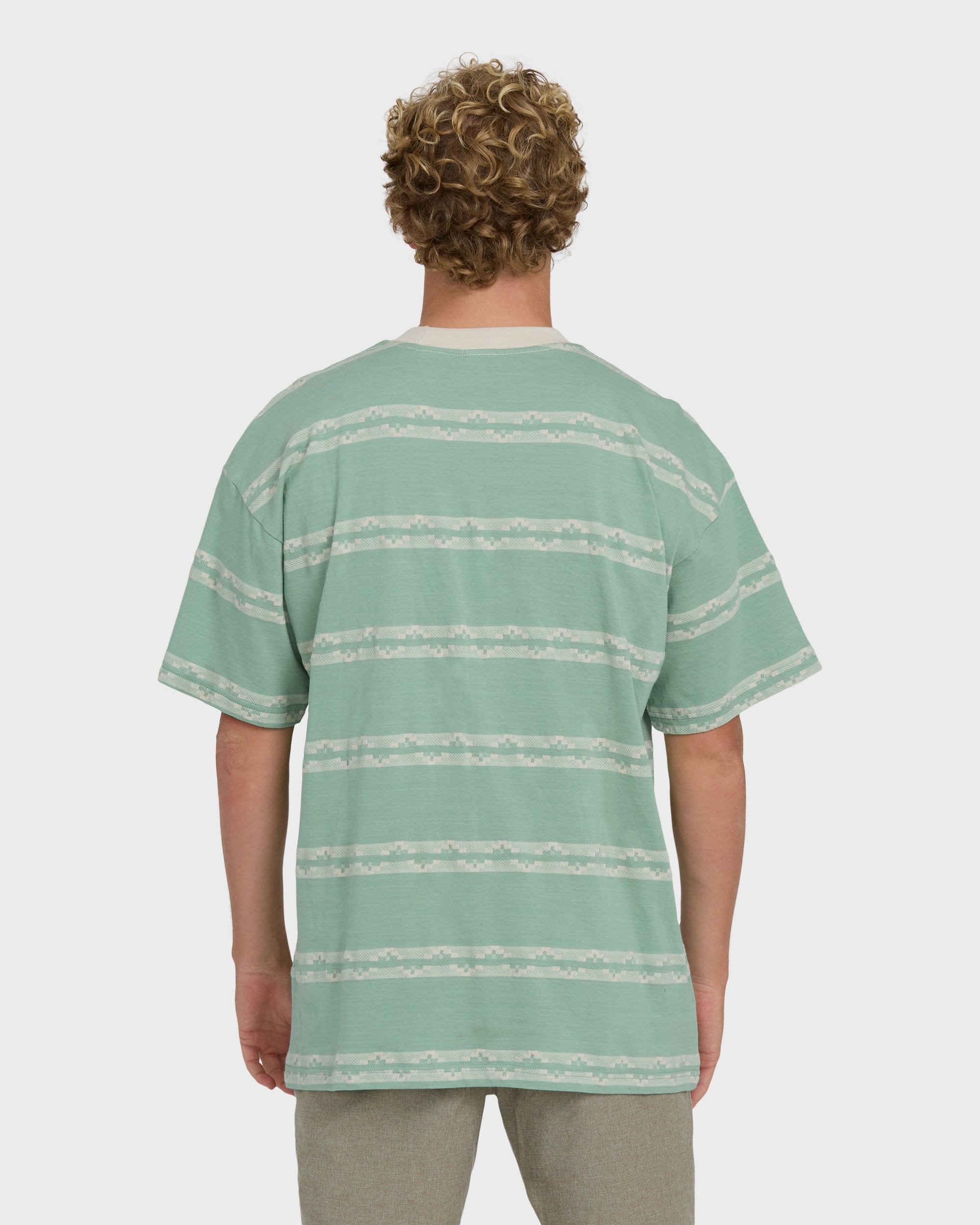 Baxter Short Sleeve Knit T-Shirt - Granite Green