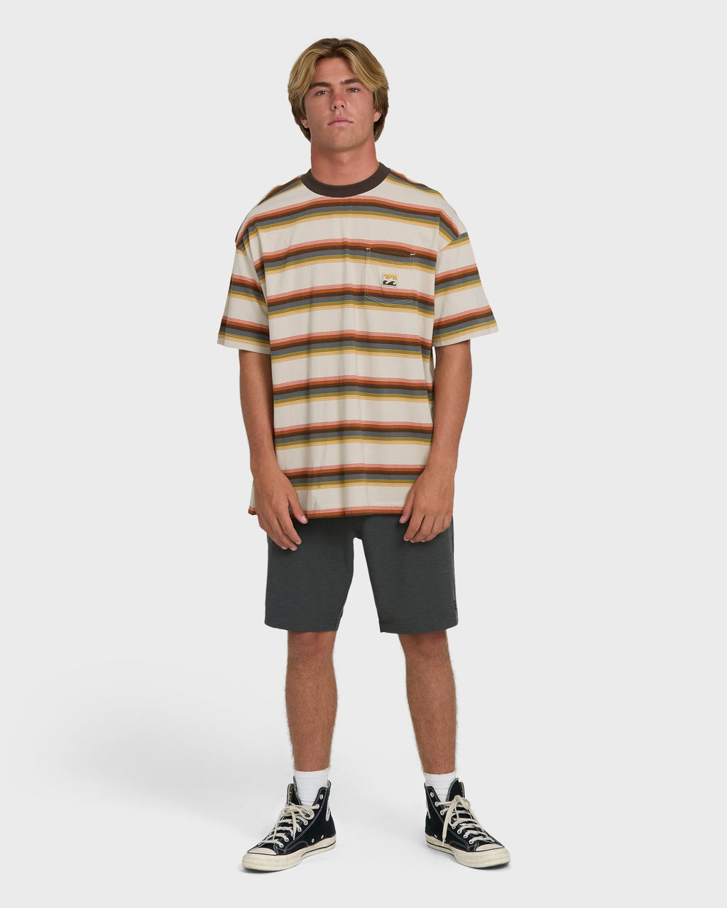 Baxter Short Sleeve Knit T-Shirt - Oatmeal