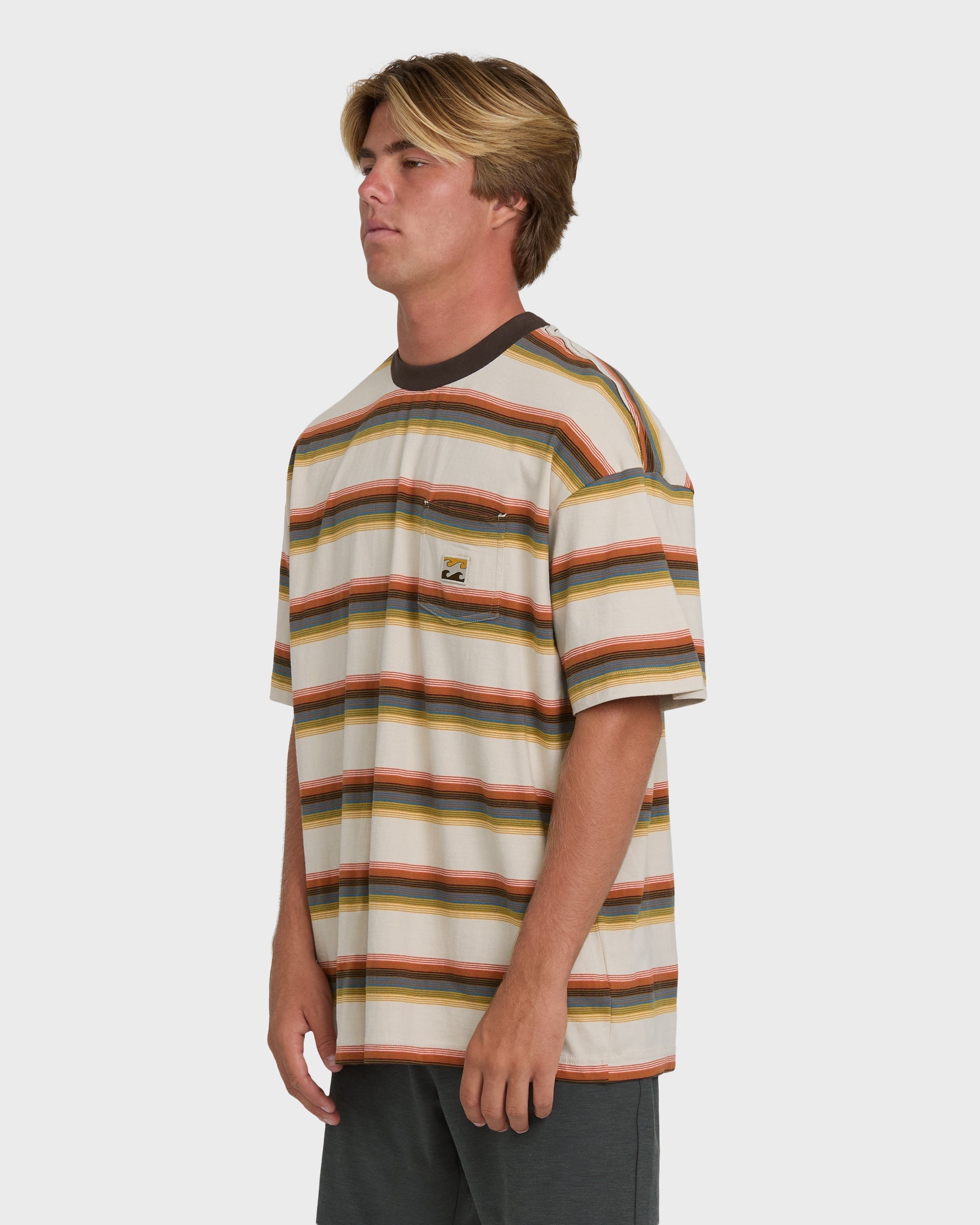 Baxter Short Sleeve Knit T-Shirt - Oatmeal