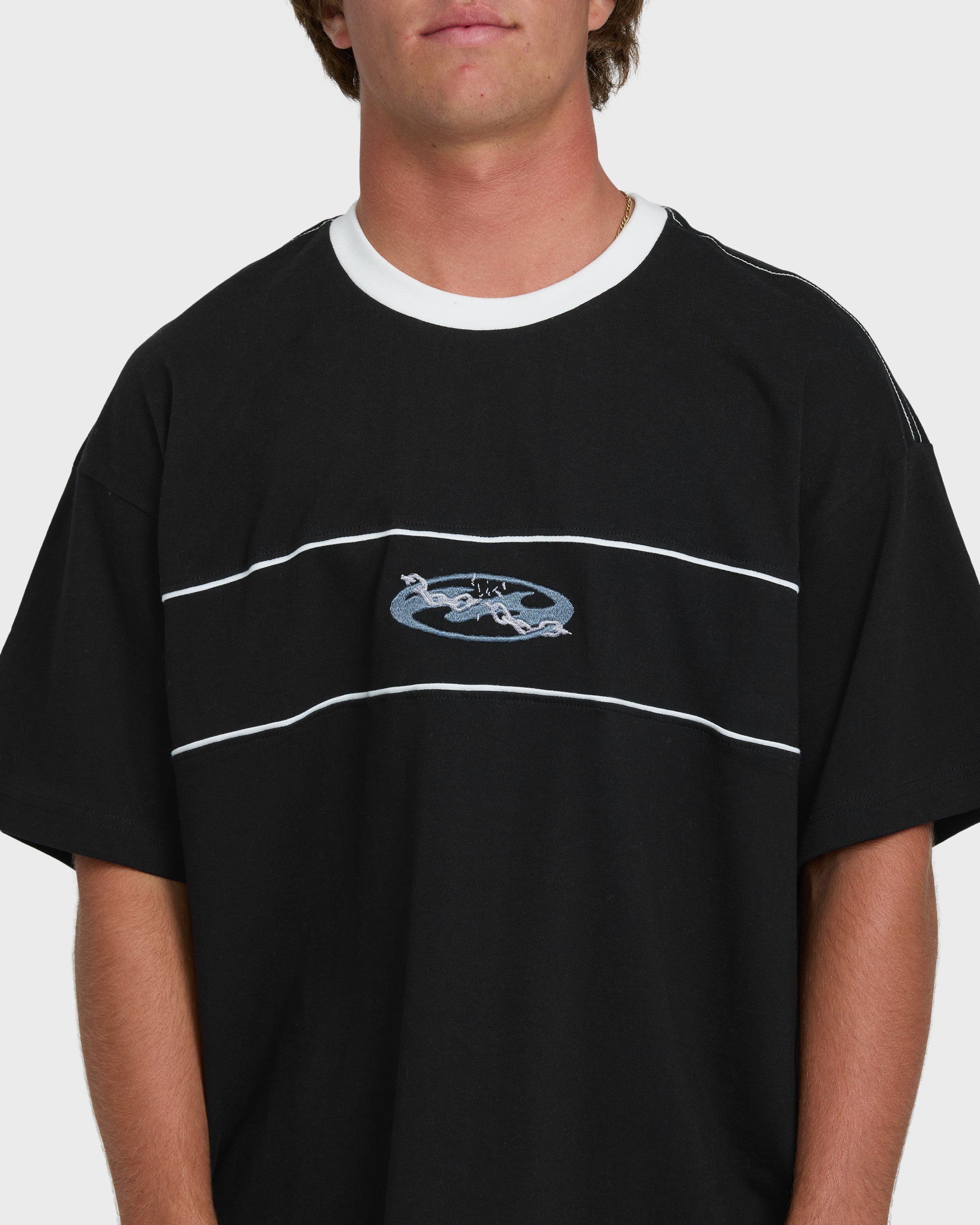 Bad Dog Precision Short Sleeve Knit T-Shirt - Black