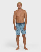 Good Times Pro 18 Boardshorts - Blue Fog